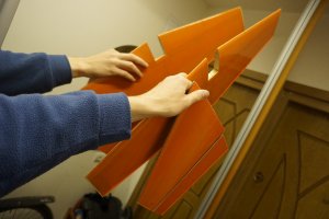 обработанные киль и стабилизатор